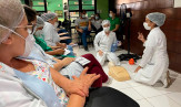 Imagem 1 da notícia Equipe da Policlínica Regional de Russas realiza treinamento de Parada Cardiorrespiratória