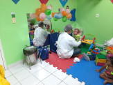 Imagem 7 da notícia Comemoração com as crianças do NEP na Policlínica