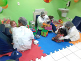 Imagem 6 da notícia Comemoração com as crianças do NEP na Policlínica