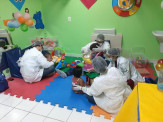Imagem 2 da notícia Comemoração com as crianças do NEP na Policlínica
