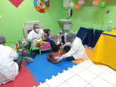 Imagem 4 da notícia Comemoração com as crianças do NEP na Policlínica